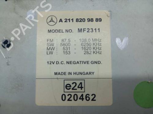 Radio MERCEDES-BENZ E-CLASS (W211)  | BP16488904E6 
