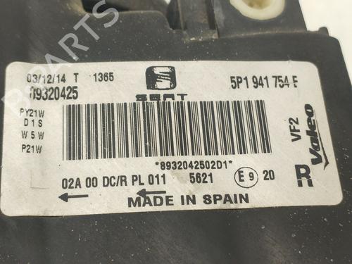 Right headlight SEAT ALTEA XL (5P5, 5P8) 1.6 TDI | BP31886053C29 