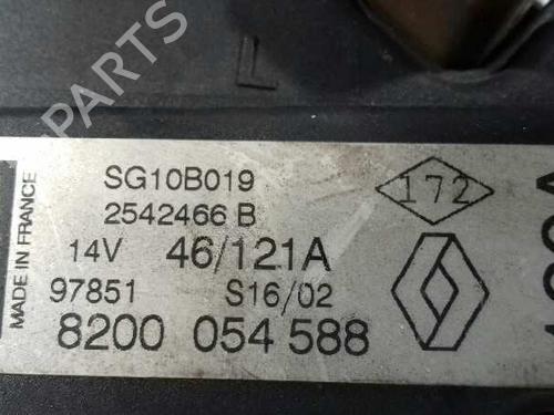 Dynamo RENAULT SCÉNIC I MPV (JA0/1_, FA0_) 1.9 dTi (JA0N) | BP1510639M7 