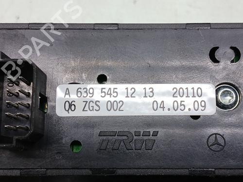 Left front window switch MERCEDES-BENZ VIANO (W639) CDI 2.2 (639.711, 639.713, 639.811, 639.813, 639.815) | BP31931397I27 