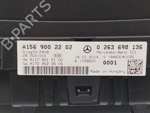 Instrument cluster MERCEDES-BENZ GLA-CLASS (X156) GLA 220 CDI 4-matic (156.905) | BP29356973C47 