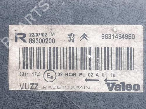 Right headlight CITROËN XSARA PICASSO (N68) 2.0 HDi | BP15525369C29 