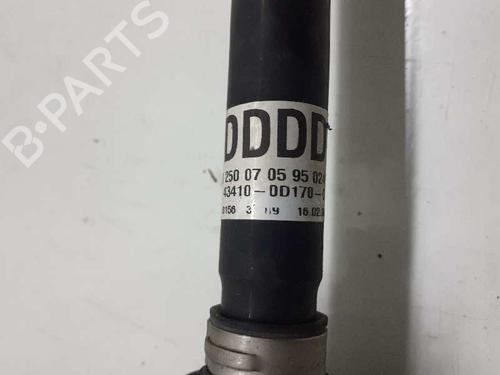 Right front driveshaft TOYOTA YARIS (_P9_) 1.3 VVT-i (SCP90_, SCP90R) | BP8046133M39 