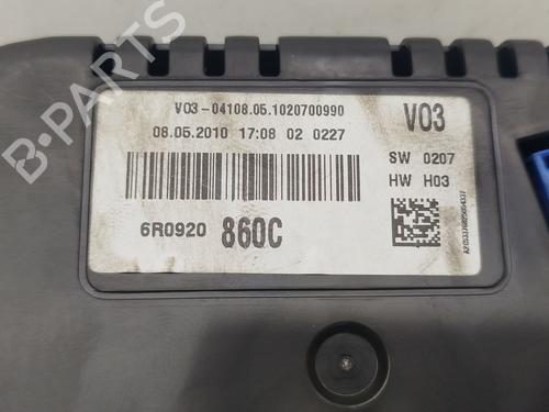 Instrument cluster VW POLO V (6R1, 6C1) 1.4 (6R1) | BP23876129C47 
