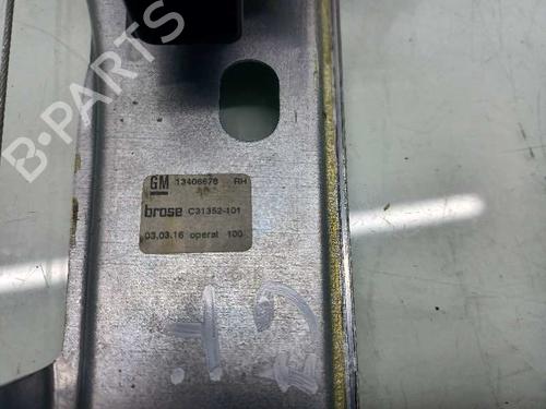 Rear right window mechanism OPEL ASTRA K (B16)  | BP11037457C25 