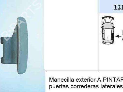 Used Exterior handle CITROËN BERLINGO / BERLINGO FIRST MPV (MF_, GJK_, GFK_) 2.0 HDI 90 (MFRHY) (90 hp) 8729695