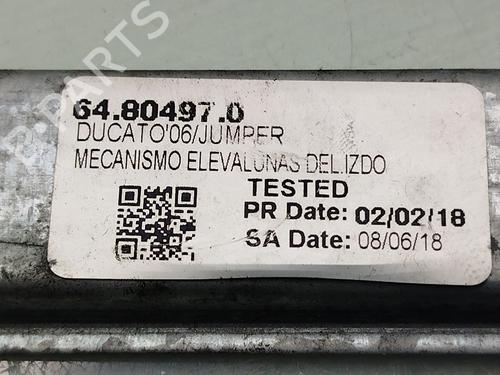 Front left window mechanism FIAT DUCATO Van (250_) 130 Multijet 2,3 D | BP30748195C22 