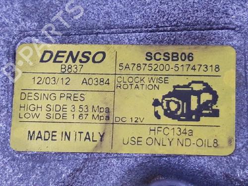 AC compressor FIAT 500 (312_) 1.2 (312AXA1A) | BP8504557M34 