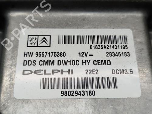Engine control unit (ECU) PEUGEOT 508 I (8D_) 2.0 HDi Hybrid4 AWC | BP40106448M57 - Image 4