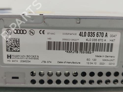 Radio AUDI Q7 (4LB) 3.0 TDI quattro | BP33654858E6 - Image 4