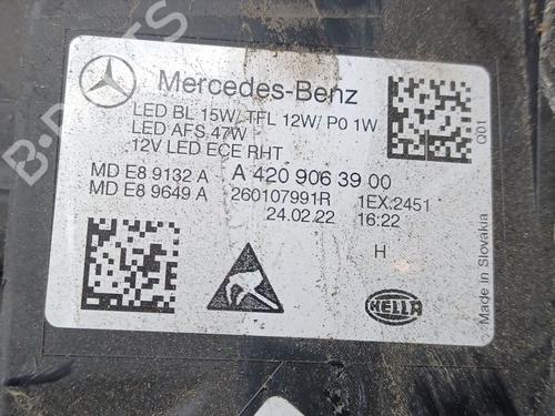 Right headlight MERCEDES-BENZ CITAN Box Body/MPV (W420) eCITAN (420.693, 420.695) | BP31585229C29