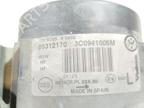 Left headlight VW PASSAT B6 (3C2) 2.0 TDI 16V | BP30121827C28