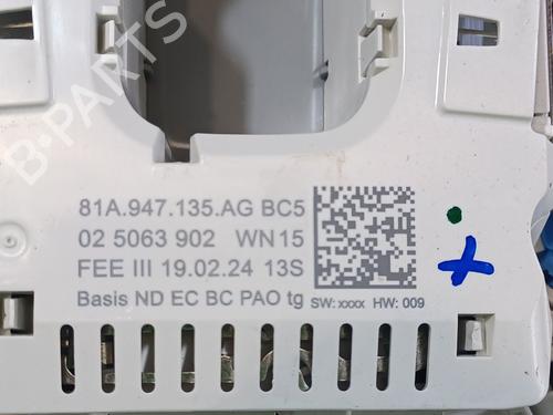 Kabinelys AUDI A1 Sportback (GBA) 30 TFSI | BP30201041I8