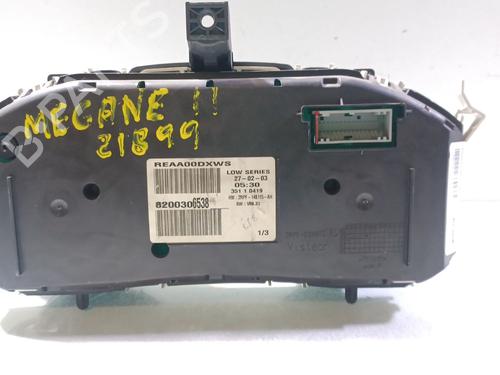 Instrument cluster RENAULT MEGANE II (BM0/1_, CM0/1_) 1.6 16V (BM0C, CM0C) | BP1502159C47