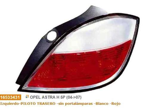 Venstre baglygte OPEL ASTRA H (A04) [2004-2014]  5043841