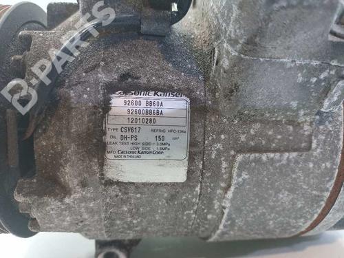 AC compressor NISSAN QASHQAI / QASHQAI +2 I (J10, NJ10, JJ10E) 1.6 dCi | BP9313989M34 