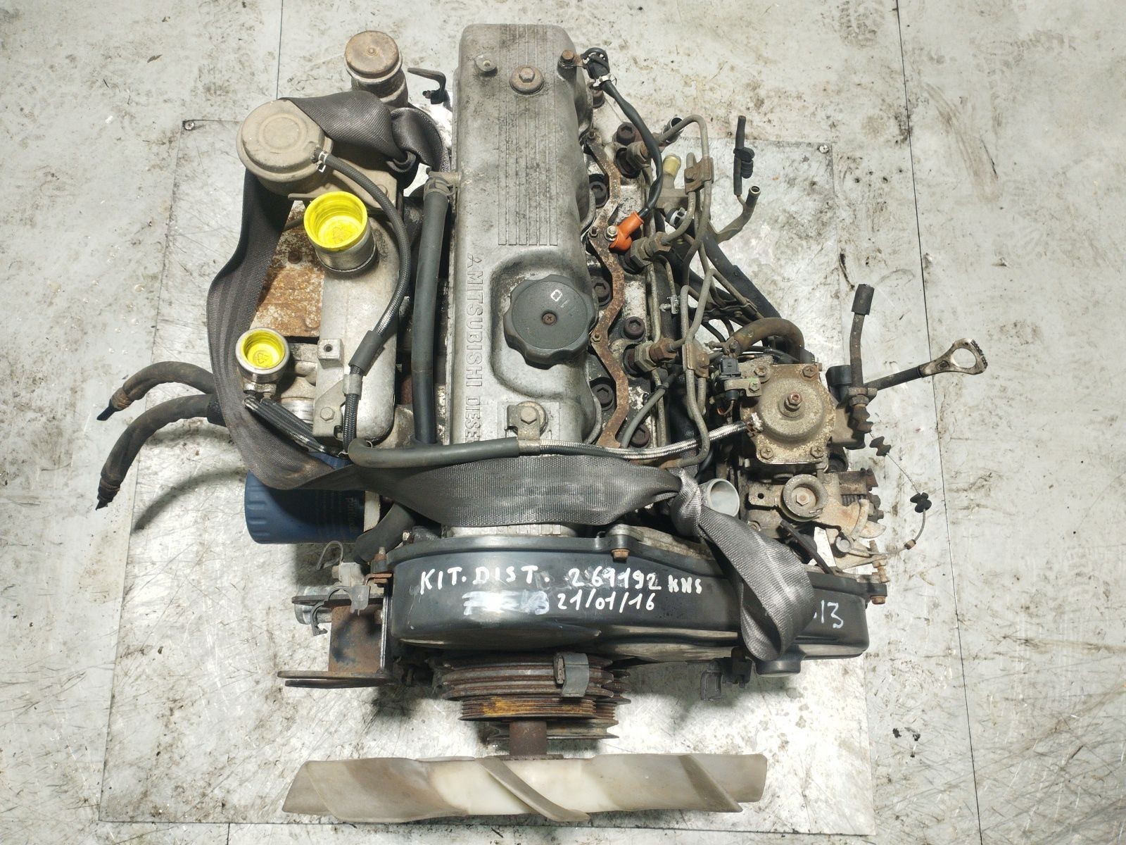 Engine MITSUBISHI L200 (K7_T, K6_T, K5_T) 2.5 TD (K64T) 28377795 | B-Parts