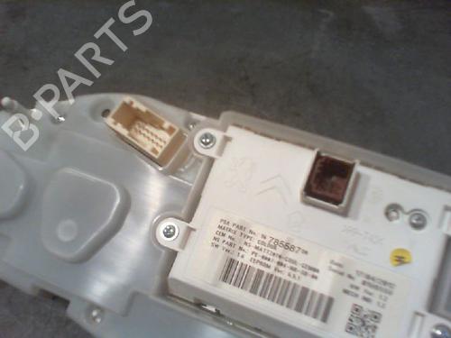 Used Instrument cluster PEUGEOT 208 I (CA_, CC_) 1.2 VTI 82 (82 hp) 23113955