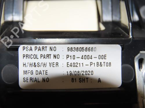 Used Instrument cluster Instrument cluster CITROËN AMI (9A_) Electric (9AZ2CA) (8 hp) 36492864 36492864