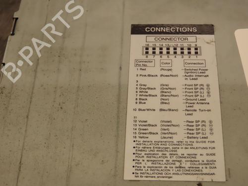 Used Radio CITROËN XSARA Coupe (N0) 1.9 D (70 hp) 17452697