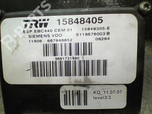 ABS pump PEUGEOT 407 Coupe (6C_) 2.7 HDi | BP10760845M43 