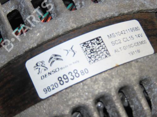 Generator PEUGEOT 308 SW II (LC_, LJ_, LR_, LX_, L4_) 1.5 BlueHDi 100 (102 hp) 25348399