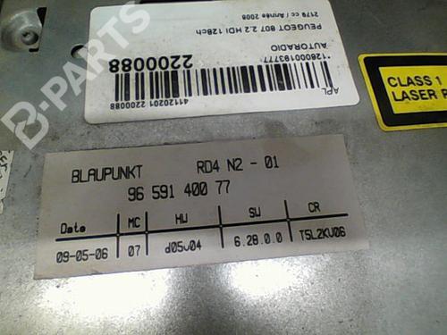 Radio PEUGEOT 807 (EB_) 2.2 HDi | BP10762786E6 