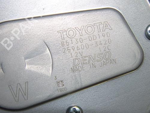 Rear wiper motor TOYOTA YARIS (_P13_)  | BP23896027M102 