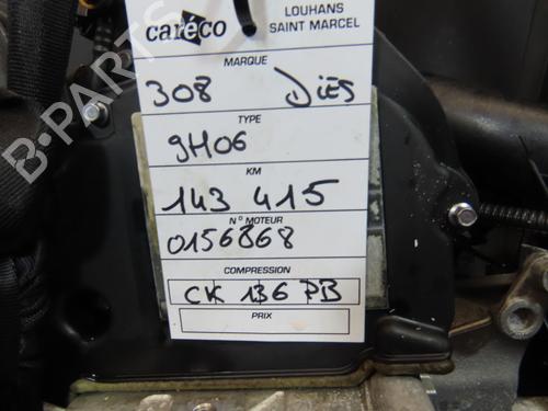 Used Engine Engine PEUGEOT 308 I (4A_, 4C_) 1.6 HDi (112 hp) 40484741 40484741