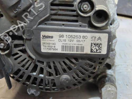 Used Alternator Alternator PEUGEOT 208 I (CA_, CC_) 1.6 HDi / BlueHDi 75 (75 hp) 33770301 33770301