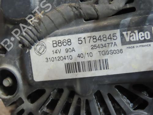 Used Alternator Alternator FIAT PUNTO (199_) 1.3 D Multijet (75 hp) 33032044 33032044