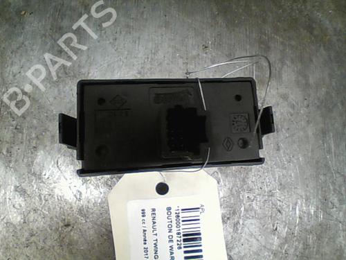 Used Warning switch RENAULT TWINGO III (BCM_, BCA_) 1.0 SCe 70 (BCMB) (69 hp) 10761742