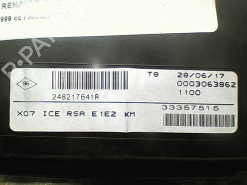 Used Instrument cluster RENAULT TWINGO III (BCM_, BCA_) 1.0 SCe 70 (BCMB) (69 hp) 10762685