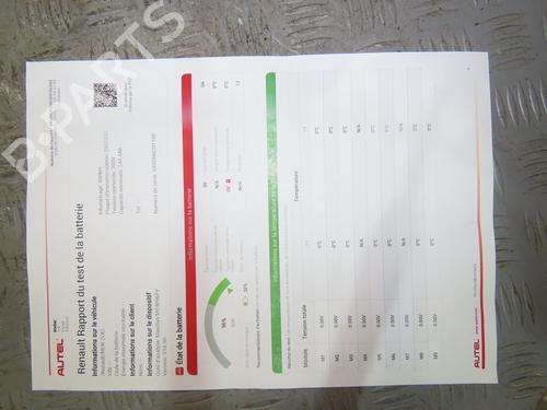 Used Battery Battery RENAULT ZOE (BFM_) ZOE (BFMC, BFMD) (136 hp) 33417542 33417542