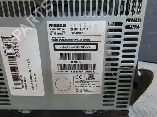 Radio NISSAN PATHFINDER III (R51) 2.5 dCi 4WD | BP28966776E6 