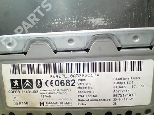 Radio CITROËN C4 Picasso I MPV (UD_) 1.6 HDi 110 | BP10762788E6 
