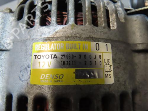 Used Alternator TOYOTA LAND CRUISER 90 (_J9_) 3.0 D-4D 4WD (KDJ90_, KDJ95_, KDJ90W, KDJ95W) (163 hp) 29645033