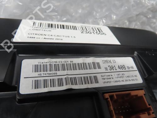 Cockpit CITROËN C4 CACTUS 1.5 BlueHDi 100 (102 hp) 16164977