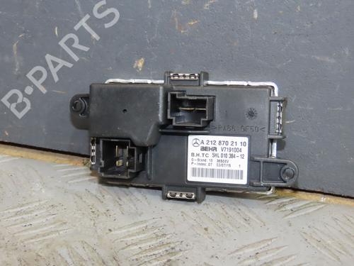 Used Heater resistor MERCEDES-BENZ E-CLASS (W212) E 220 CDI / BlueTEC (212.001, 212.002) (170 hp) 29872282