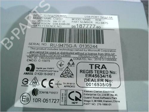 Used Radio PEUGEOT EXPERT Bus (V_) 1.6 BlueHDi 115 (115 hp) 15546345