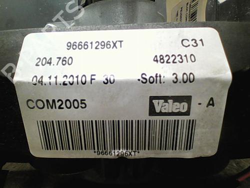 Used Steering column stalk Steering column stalk PEUGEOT 207 (WA_, WC_) 1.6 HDi (92 hp) 10761988 10761988