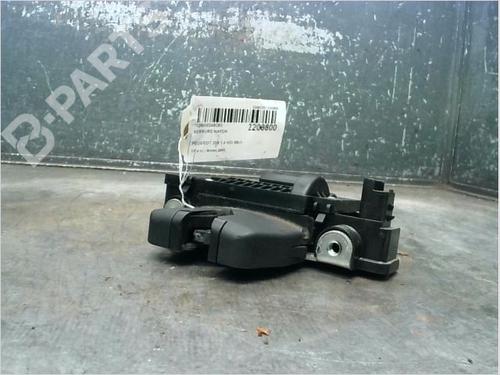 Used Tailgate lock PEUGEOT 208 I (CA_, CC_) 1.4 HDi (68 hp) 11628318