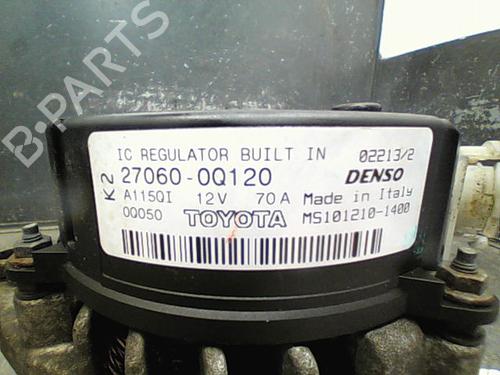 Used Alternator PEUGEOT 107 (PM_, PN_) 1.0 (68 hp) 11738295