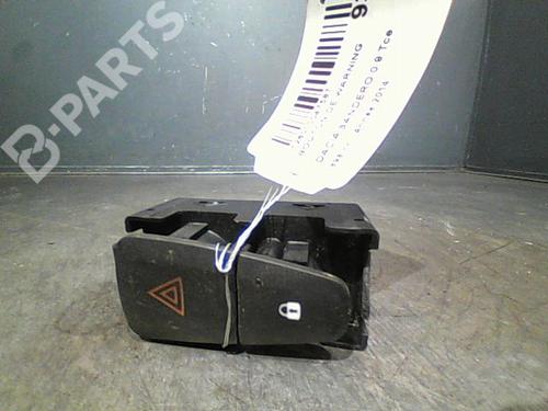 Used Warning switch DACIA SANDERO II TCe 90 (B8M1, B8MA, B8AC) (90 hp) 10761756