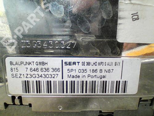 Radio SEAT TOLEDO III (5P2) 1.9 TDI | BP10762775E6 