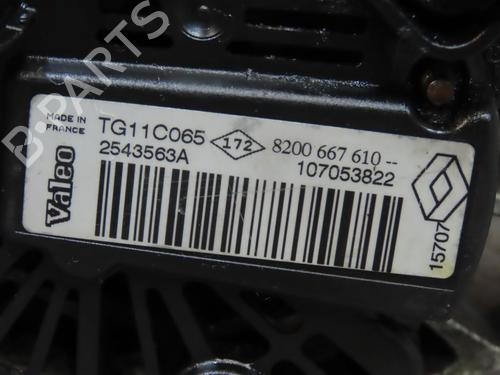 Used Alternator Alternator RENAULT MEGANE II (BM0/1_, CM0/1_) 1.9 dCi (131 hp) 40437733 40437733