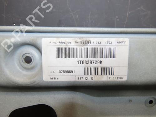 Rear left window mechanism VW TOURAN (1T1, 1T2) 2.0 TDI 16V | BP25796241C24 