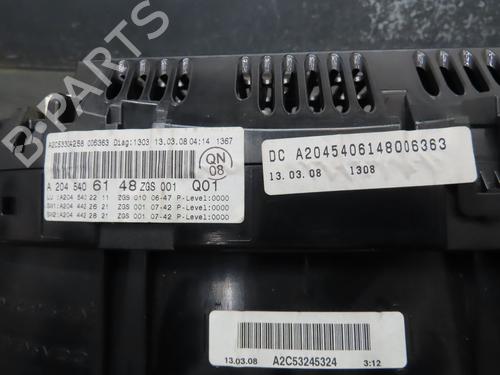 Instrument cluster MERCEDES-BENZ C-CLASS (W204)  | BP23114018C47 