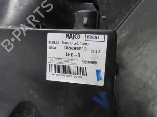 Right headlight PEUGEOT BIPPER (AA_) 1.3 HDi 75 | BP16956030C29 