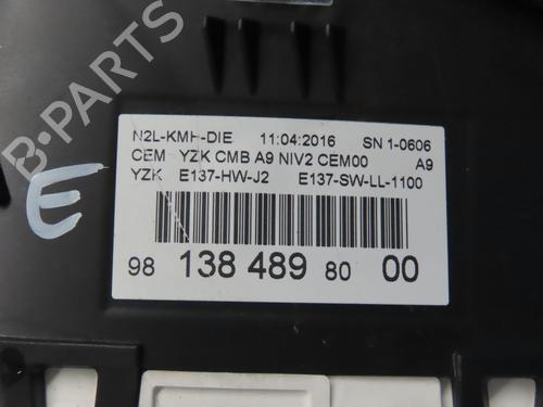 Instrument cluster PEUGEOT 208 I (CA_, CC_) 1.6 HDi / BlueHDi 75 | BP19638859C47 